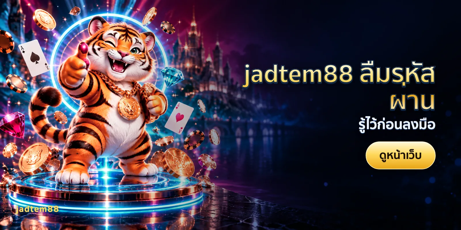 ภาพประกอบบทความ jadtem88 ลืมรหัสผ่าน — รู้ไว้ก่อนลงมือ